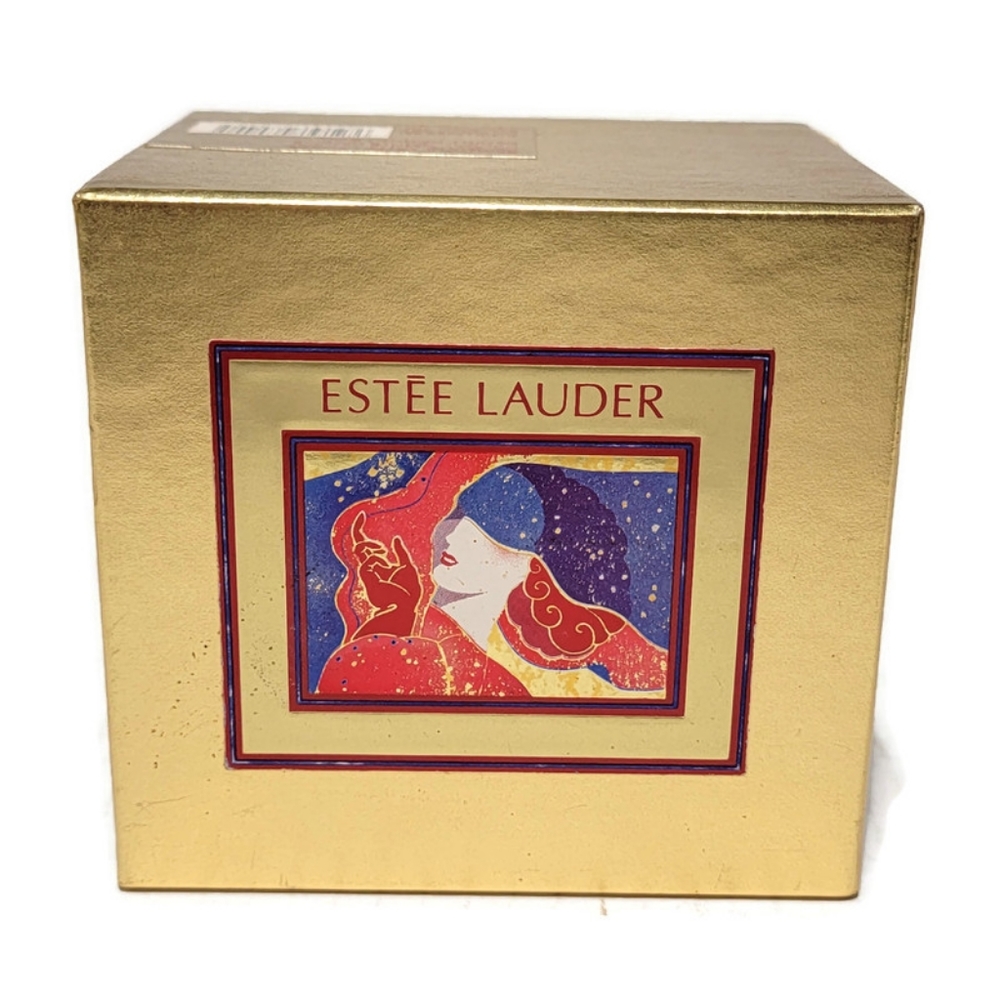 Estee Lauder Beautiful Holiday Night Ceramic Candle, Made in USA